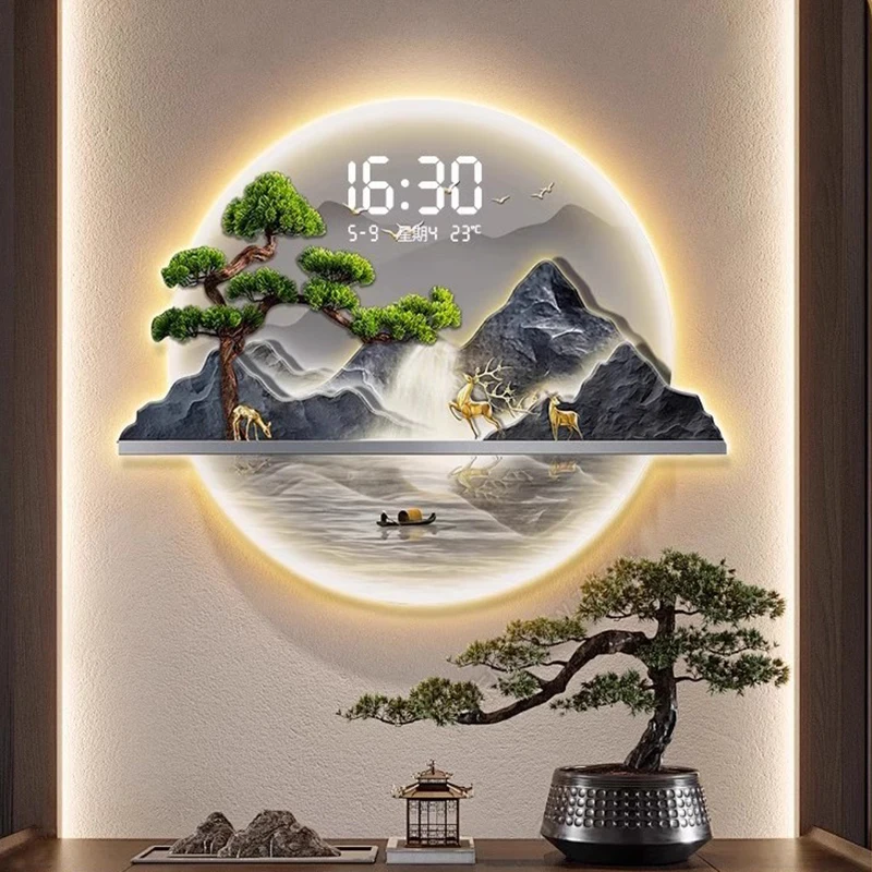 Luxury Lifestyle Aesthetics - Çin Tarzı Tasarım Duvar Saatleri Modern
