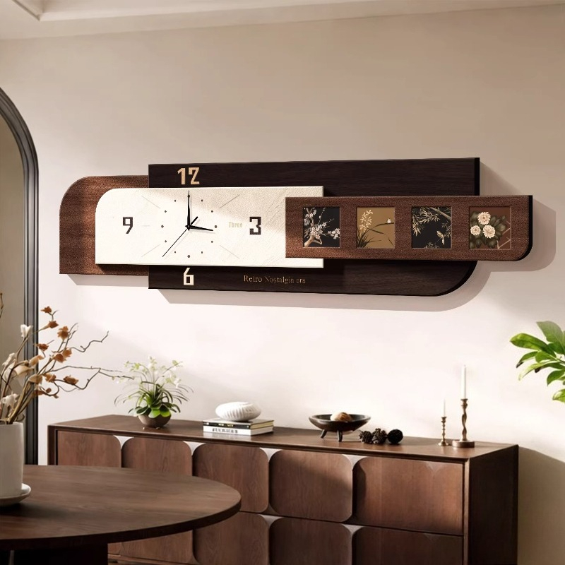 Luxury Lifestyle Aesthetics - Minimalist Tasarım Duvar Saatleri Oturma Odası