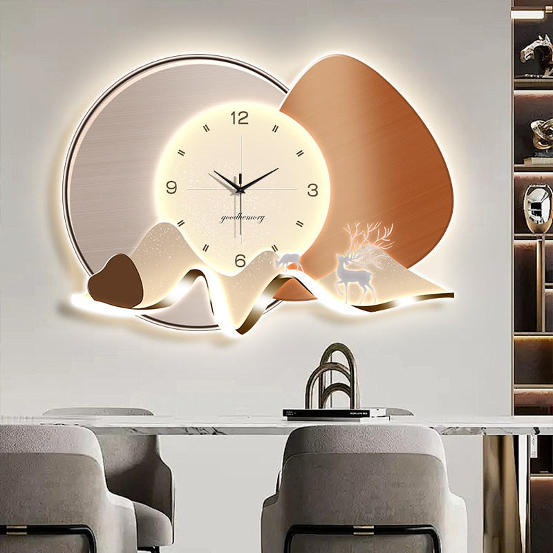 Luxury Lifestyle Aesthetics - Çin Tarzı Vintage Duvar Saati Oturma