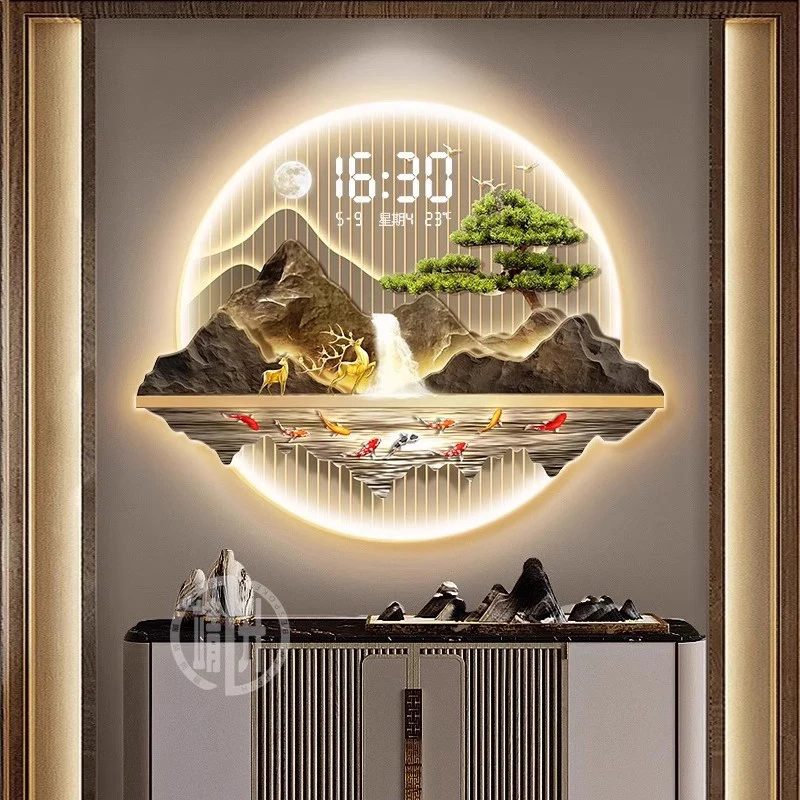 Çin Tarzı Tasarım Duvar Saatle - Luxury Lifestyle Aesthetics incelemesi ve fiyatı