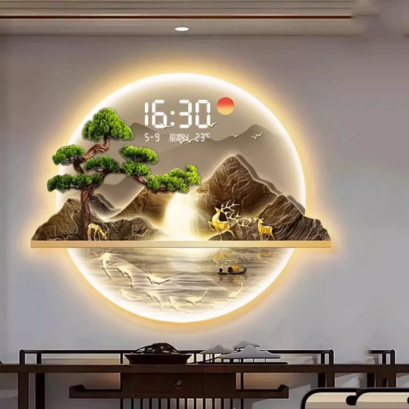 Çin Tarzı Tasarım Duvar Saatle - Luxury Lifestyle Aesthetics incelemesi ve fiyatı